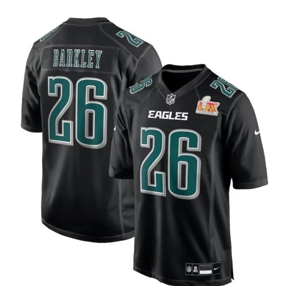 Jersey: Saquon Barkley Saquon Barkley Philadelphia Eagles #26 — Nike Super Bowl